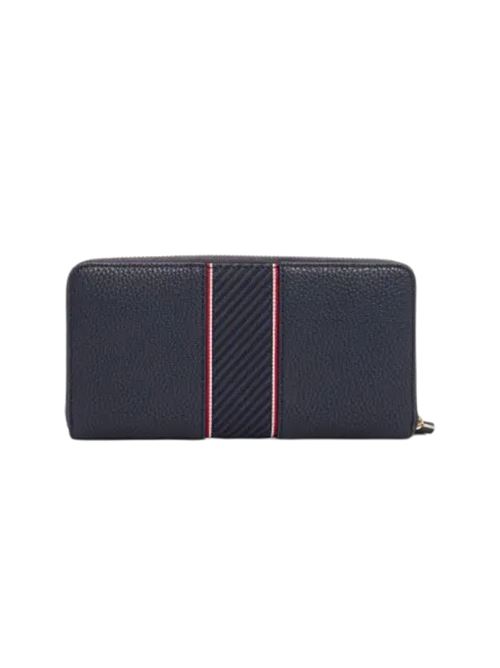 Portafoglio blu in poliuretano Tommy Hilfiger | AW0AW16921DW6
